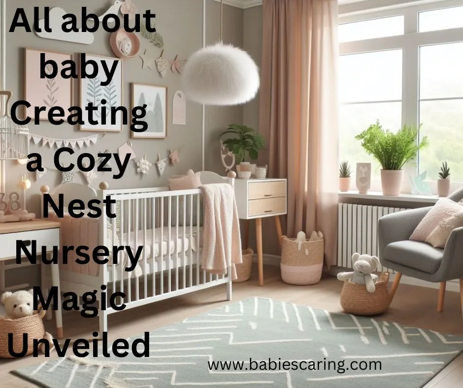 All abou baby Creating a Cozy Nest: Nursery Magic Unveiled: